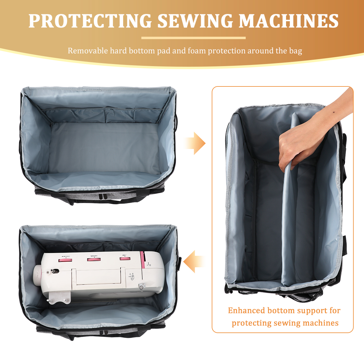 KOKNIT Sewing Machine Carrying - Travel Accessories Case ulasan dan harga