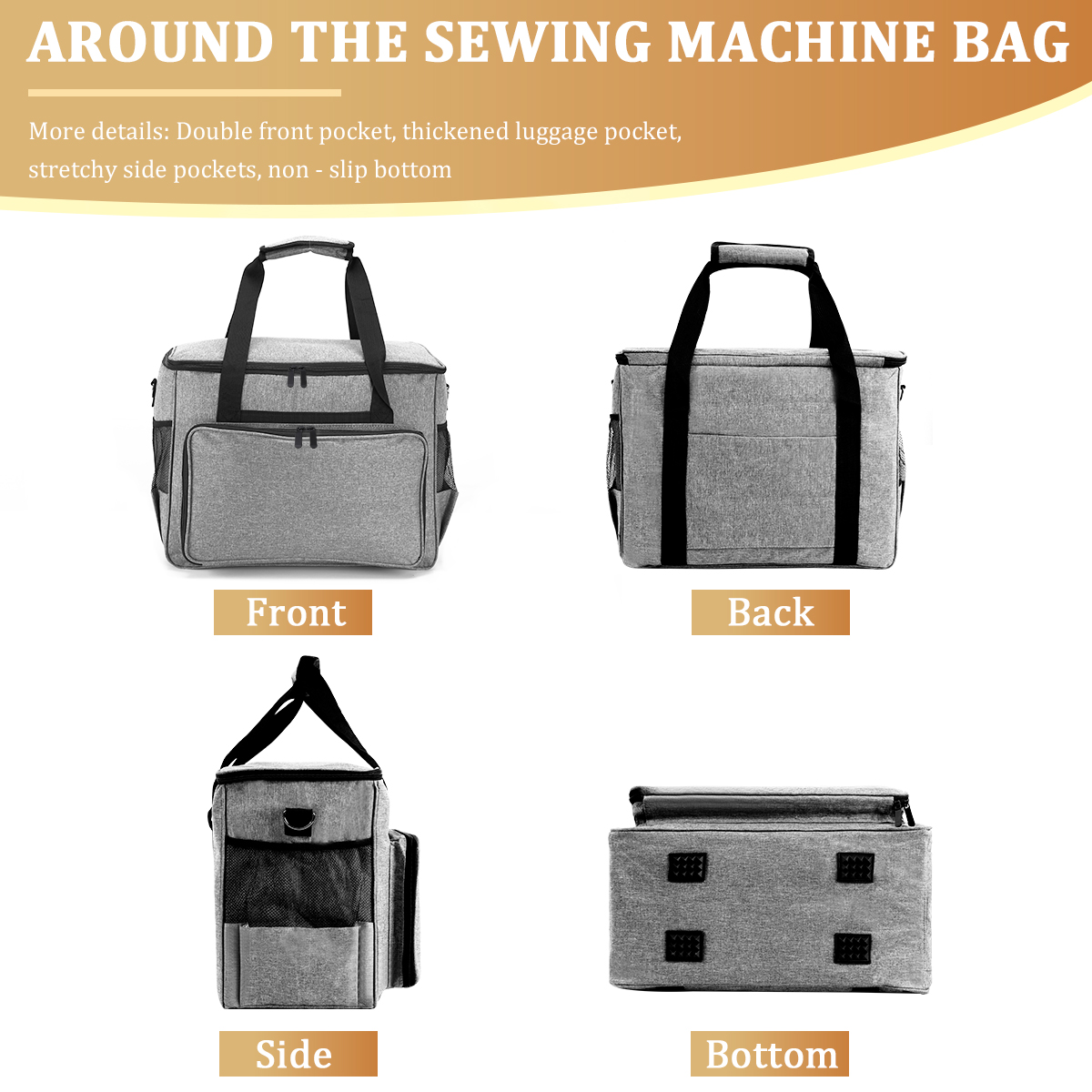 KOKNIT Sewing Machine Carrying - Travel Accessories Case ulasan dan harga