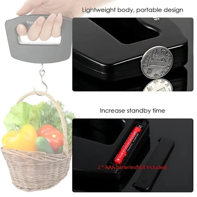 50kg/10g Digital Luggage Scale - Luggage Scale Hanging ulasan dan harga
