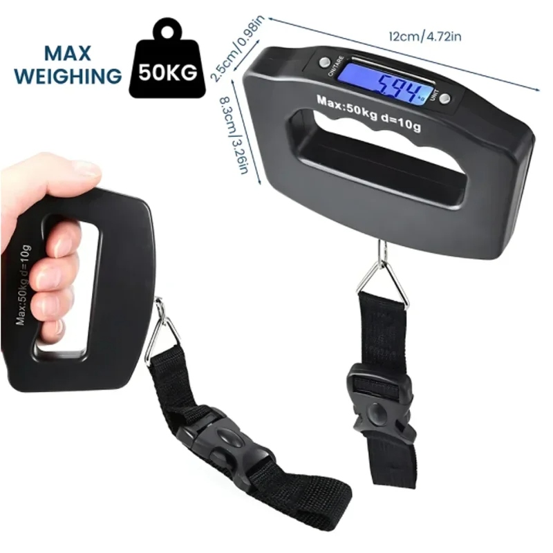 50kg/10g Digital Luggage Scale - Luggage Scale Hanging ulasan dan harga