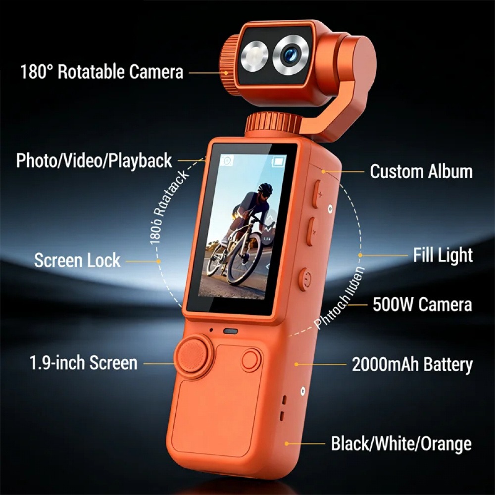 New 4K HD WiFi Sports Wearable - Travel Video Accessories ulasan dan harga