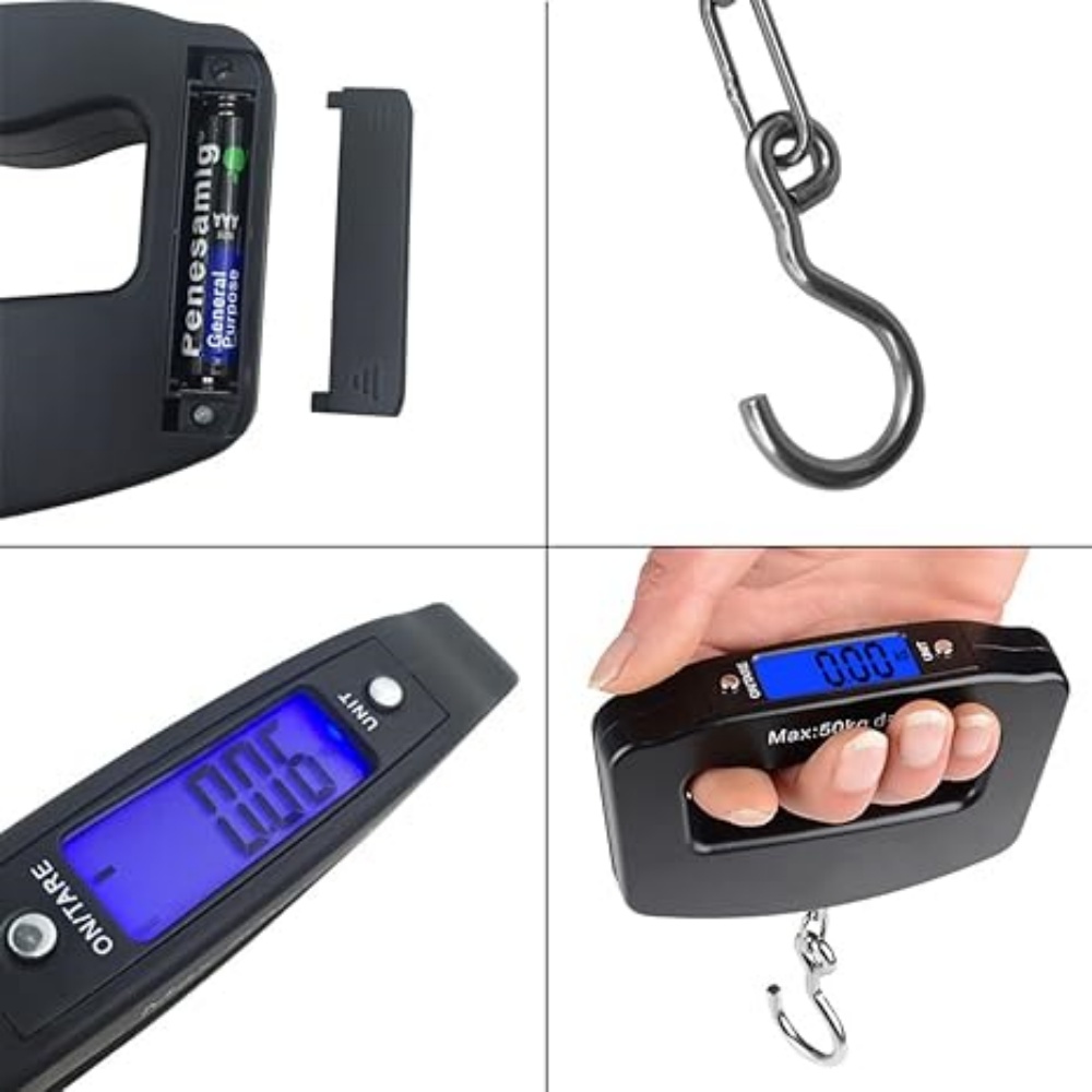 50Kg 10g Luggage Weight Scale, - Luggage Scale Hanging ulasan dan harga