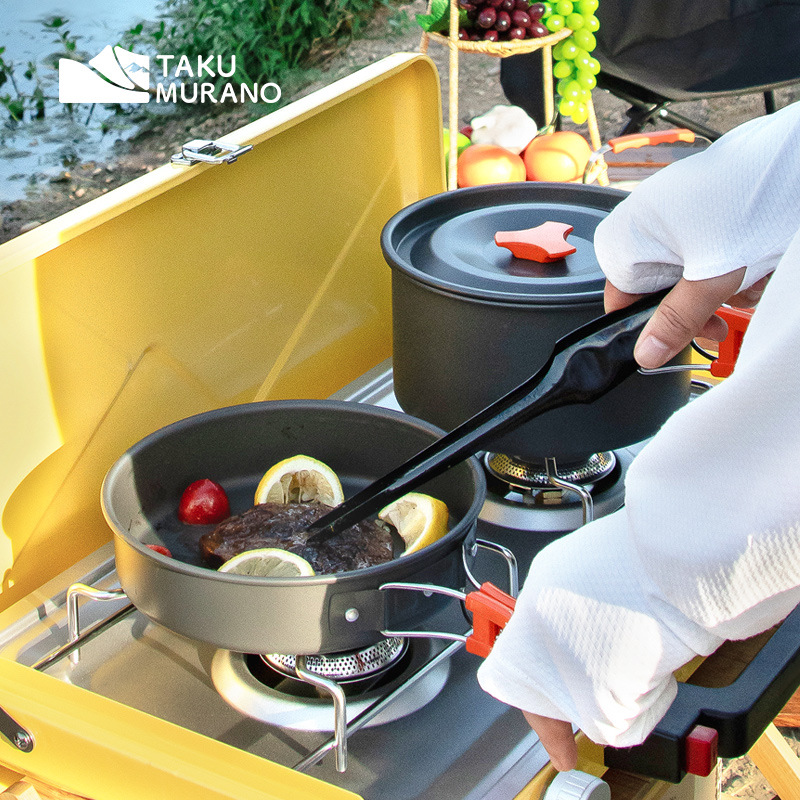 Camping Cookware Set Outdoor C - Travel Kitchen Accessories ulasan dan harga
