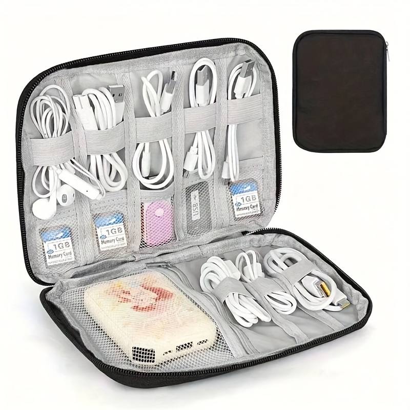 Travel Cable Organizer Case: 1 - Travel Accessories Case ulasan dan harga