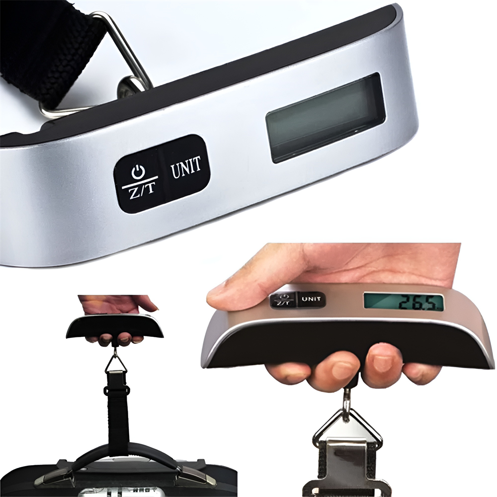Portable Scale Digital LCD Dis - Luggage Scale Hanging ulasan dan harga