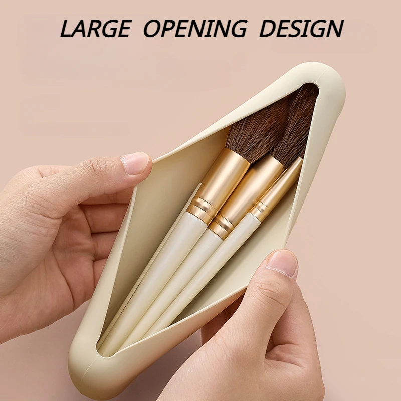 Travel Makeup Brush Holder Sil - Travel Accessories Case ulasan dan harga