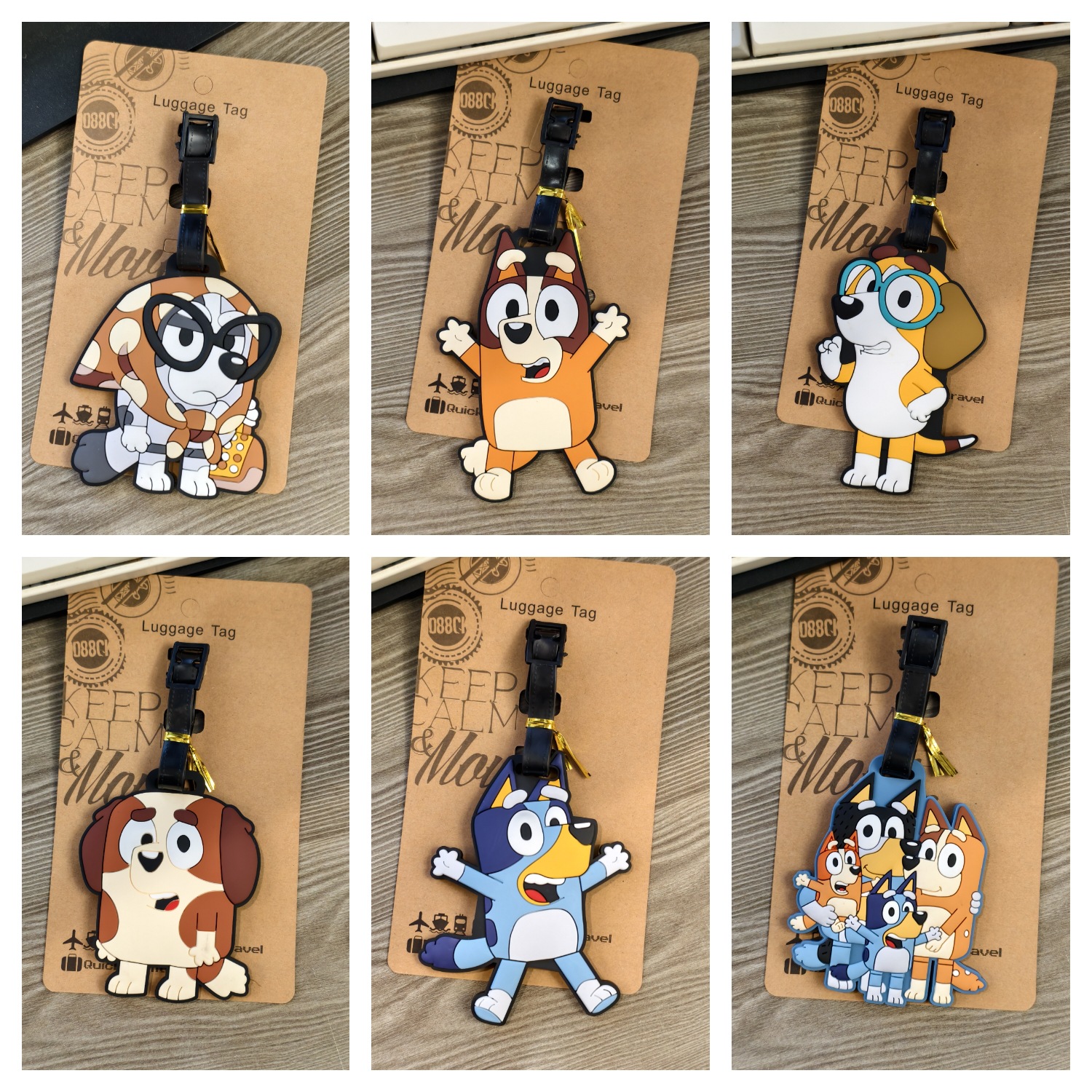Hot Sale Bluey Bingo PVC Lugga - Travel Accessories International ulasan dan harga