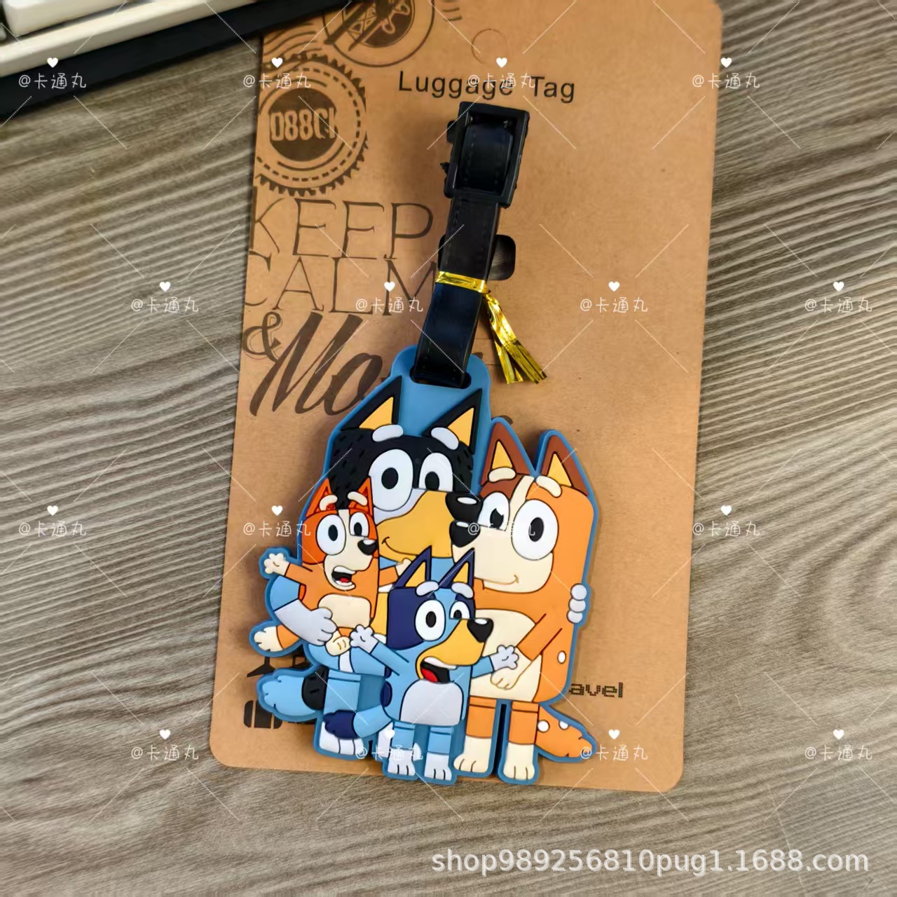 Hot Sale Bluey Bingo PVC Lugga - Travel Accessories International ulasan dan harga