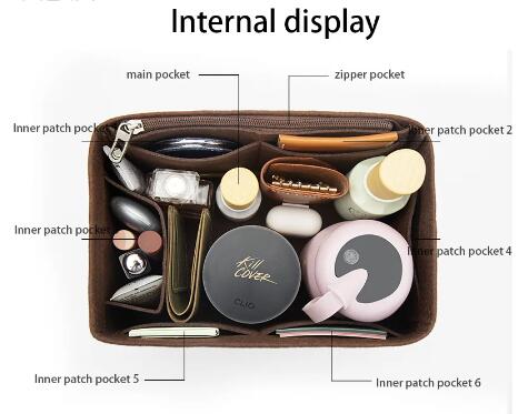 Felt Insert Bag Organizer For  - Travel Accessories Lv ulasan dan harga