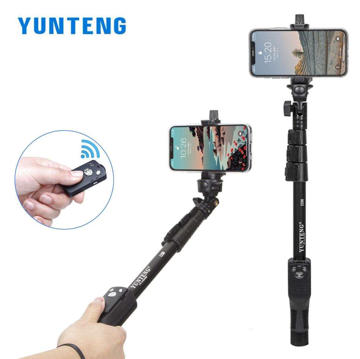 YUNTENG 1288 Selfie Sticks Han - Travel Video Accessories ulasan dan harga