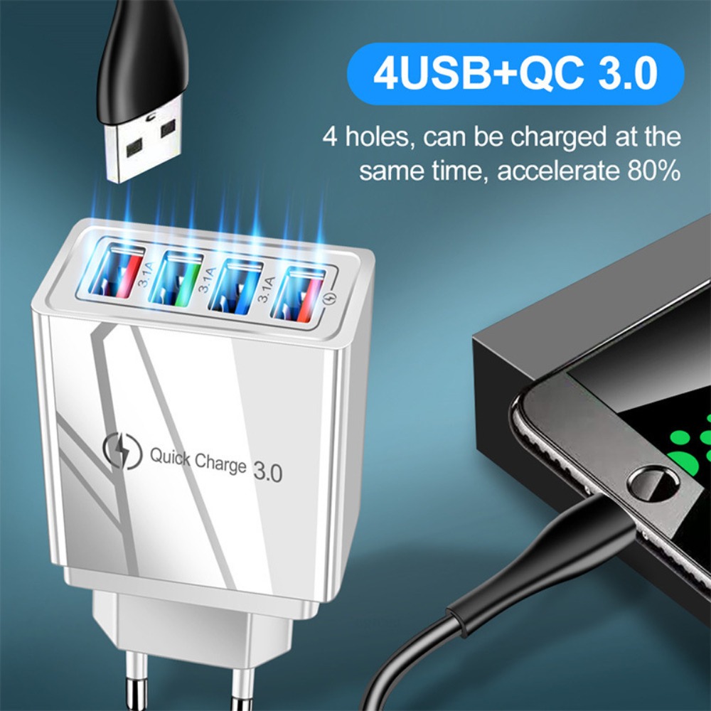 Quick Charge 3.0 EU US Plug US - Xiaomi Travel Accessories ulasan dan harga